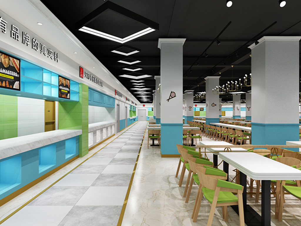 廈門華天學(xué)院食堂裝修工程